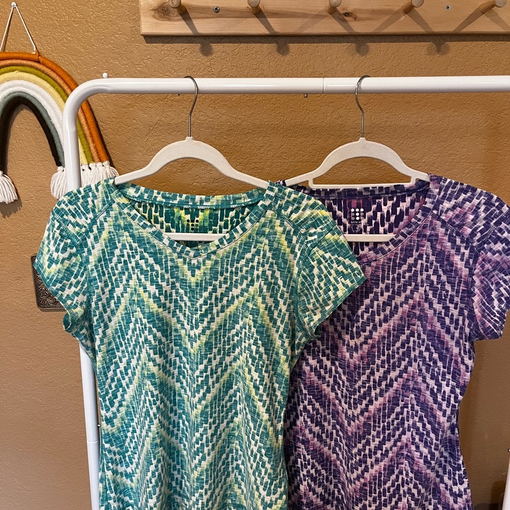 Women’s Title nine Shirt Bundle  - Teal and Purple